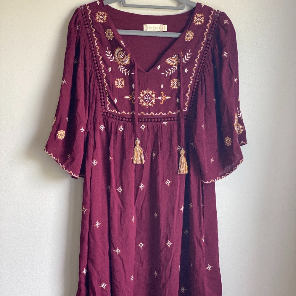 Alter'd State Embroidered Boho Dress